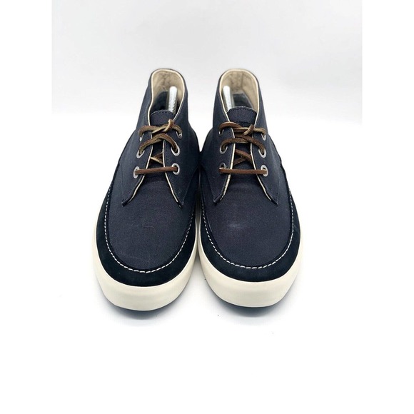 Seavees Mens Boots Size 9.5 J-115 Maslon canvas desert boot sneakers Navy Shoes - Picture 4 of 6